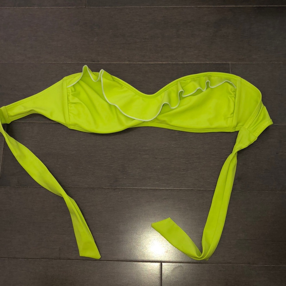 Green bikini top